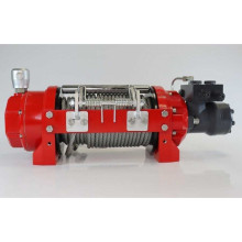 Hydraulický navijak K10000HI s oceľovým lanom,