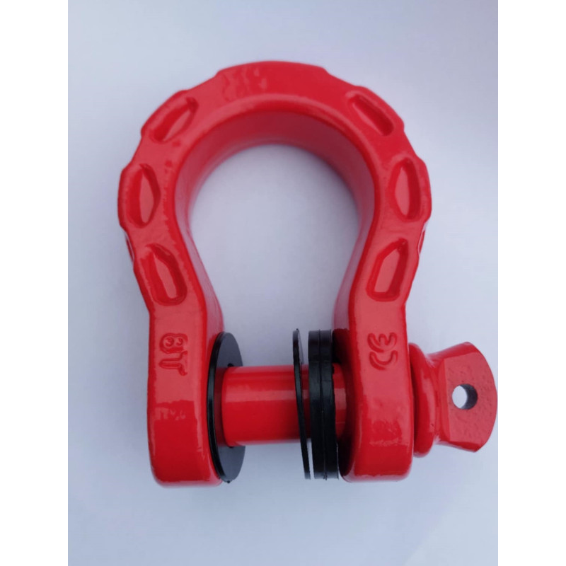 Strmeň 8T červený, čierný šekla kovaná masívna