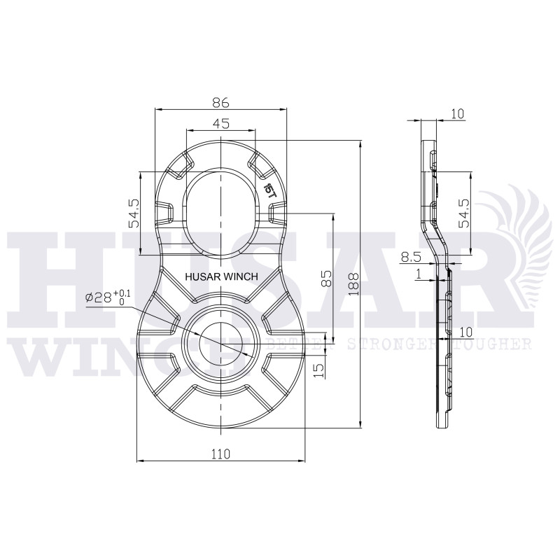 KLADKA S 15T HUSARWINCH