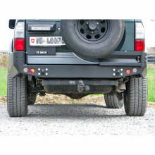 Zadný nárazník Toyota LCJ95 96-02 s rozšíreniami a otvormi pre svetlá