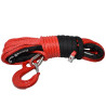 Syntetické lano 25m x 13mm - červené s hákom