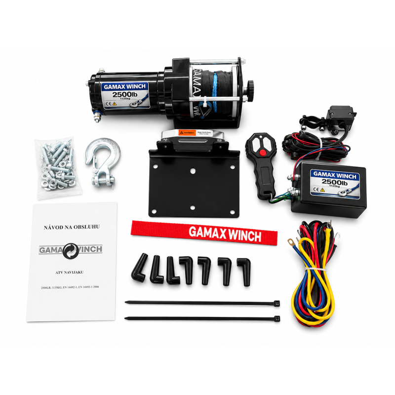 ATV  GAMAX winch-2500 lbs