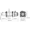 KINGONE WINCH TDS 16500lb 24V