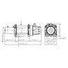 KINGONE WINCH TDS 20000lb 24V